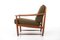 Fauteuils en Teck et Vert Kaki, Danemark, 1960s, Set de 2 7