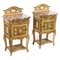 Tables de Chevet Peintes Début 20ème Siècle, Italie, 1890s, Set de 2 1