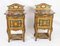 Early 20th Century Italian Painted Nightstands, 1890s, Set of 2 2