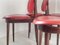Pegase Chairs in Mahogany and Skaï from Baumann, 1960s, Set of 4 10