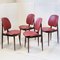 Pegase Chairs in Mahogany and Skaï from Baumann, 1960s, Set of 4 9