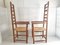 French Chairs in Oak and Straw, 1900s, Set of 2 9