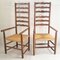 French Chairs in Oak and Straw, 1900s, Set of 2 12