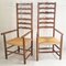 French Chairs in Oak and Straw, 1900s, Set of 2, Image 12