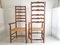 French Chairs in Oak and Straw, 1900s, Set of 2 8