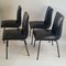 Vintage Chairs in Leatherette and Steel by Pierre Guariche for Meurop, 1960s, Set of 4 12