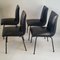 Vintage Chairs in Leatherette and Steel by Pierre Guariche for Meurop, 1960s, Set of 4, Image 12