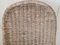 Silla Mid-Century de ratán y acero de Jean Royère, años 50, Imagen 6