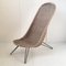 Mid-Century Chair in Rattan and Steel by Jean Royère, 1950s 1