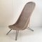 Mid-Century Chair in Rattan and Steel by Jean Royère, 1950s, Image 1