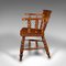 Englischer Elbow Chair aus Buche, 1880er 4