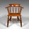 English Elbow Chair in Beech, 1880s, Image 2