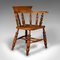 Englischer Elbow Chair aus Buche, 1880er 6