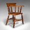 English Elbow Chair in Beech, 1880s, Image 6