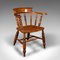 English Elbow Chair in Beech, 1880s, Image 1