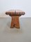 Brutalist Massive Oak Side Table Rectangle, France, 1950s 15