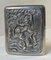 Antique Asian Export Silver Cigarette Case with Nuo Masked Warrior Gods, 1890s, Image 1