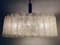 Lámpara colgante de tubo de vidrio de Doria Leuchten, años 60, Imagen 18