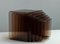 Tavolini ad incastro in acrilico fumé marrone attribuiti a Michel Dumas per Roche Bobois, set di 6, Immagine 4