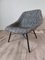 Lounge Chairs in Grey Ecological Fabric by Ton, 1950s, Set of 2 8