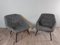 Lounge Chairs in Grey Ecological Fabric by Ton, 1950s, Set of 2 2