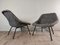 Lounge Chairs in Grey Ecological Fabric by Ton, 1950s, Set of 2, Image 3