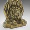 Butoir de Porte Lion Antique en Laiton, Angleterre, 1850s 7