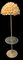Lámpara de pie en forma de flor de cristal de Murano, años 70, Imagen 4