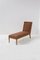 Chaise Lounge in Wood & Orange Fabric by Terence Harold Robsjohn-Gibbings, 1960s 1