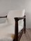 Set of Mid-Century Armchairs in Darkened Beech and Bouclé White by Edmund Homa, Polish, 1960s 14