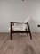 Mid-Century Armchairs in Darkened Beech and Bouclé White by Edmund Homa, Polish, 1960s, Set of 2, Image 7