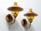 Wall Lamps in Copper, 1950s, Set of 2, Image 8