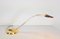 Vintage Regency Brass and Acrylic Glass Desk Lamp from Grupo Mci 1