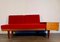 Mid-Century Norwegian Daybed Sofa Svanette Model in Teakwood & Red Fabric by Ingmar Relling for Ekornes, 1960s 2