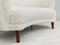 Danish Lambskin 2-Seater Banana Sofa, 1960s, Image 8