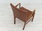 Vintage Danish Armchair in Leather & Beech Wood, 1950s, Image 11