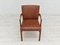 Dänischer Vintage Sessel aus Leder & Buchenholz, 1950er 18