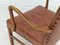 Dänischer Vintage Sessel aus Leder & Buchenholz, 1950er 6