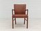 Fauteuil Vintage en Cuir et Bois de Hêtre, Danemark, 1950s 19