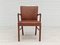 Vintage Danish Armchair in Leather & Beech Wood, 1950s 19