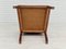 Vintage Danish Armchair in Leather & Beech Wood, 1950s, Image 3