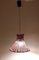 Vintage Ceiling Lamp with Basket Mesh Shade, 1970s 5