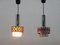 Lámparas colgantes de Richard Essig, años 70. Juego de 2, Imagen 5