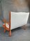 Skandinavisches Mid-Century 2-Sitzer Sofa aus Holz & Bouclé Stoff im Stil von Philip Arctander, 1950er 5