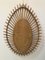 French Rattan Mirror, 1960s 4
