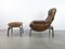 Reclining Orbit Lounge Chair with Ottoman by Ingmar Relling for Westnofa, 1960s, Set of 2 5