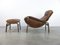 Reclining Orbit Lounge Chair with Ottoman by Ingmar Relling for Westnofa, 1960s, Set of 2 2