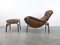 Reclining Orbit Lounge Chair with Ottoman by Ingmar Relling for Westnofa, 1960s, Set of 2, Image 2