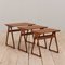 Vintage Danish Nesting Tables in Teak by Johannes Andersen for CFC Silkeborg, 1960s, Set of 3, Image 1