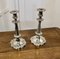19th Century Silver-Plated Candleholders, 1880s, Set of 2 3